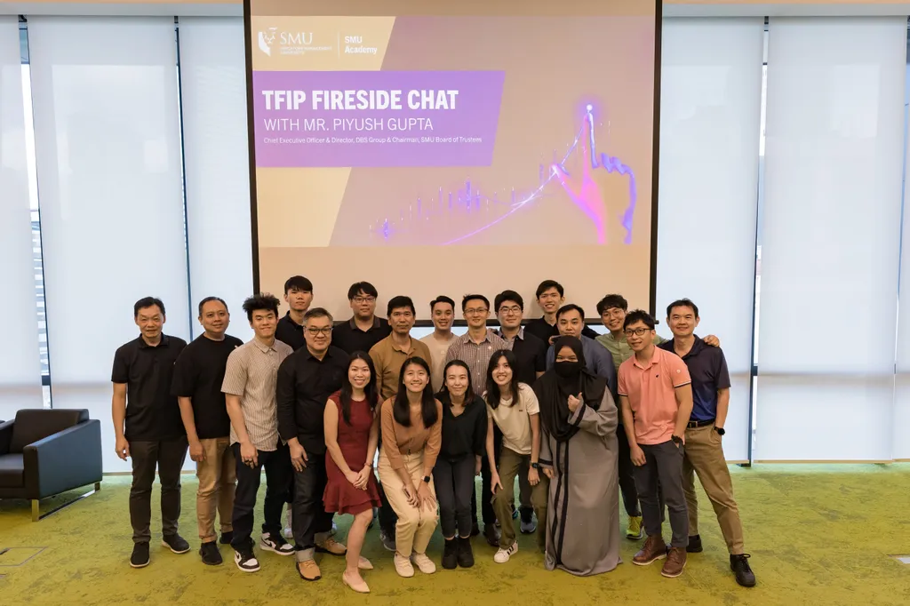 TFIP Cloud Computing Cohort 1 — 2022 TFIP participants at the DBS fireside chat