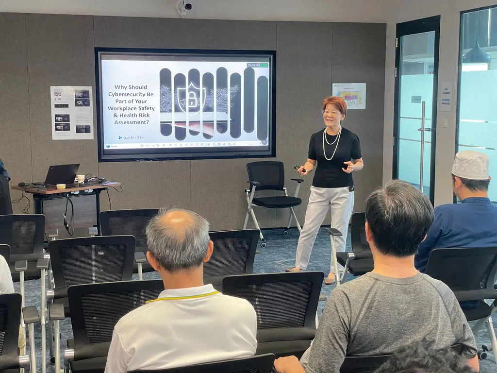 Cybersecurity in Workplace Safety & Health — IOSH workplace safety speaking event