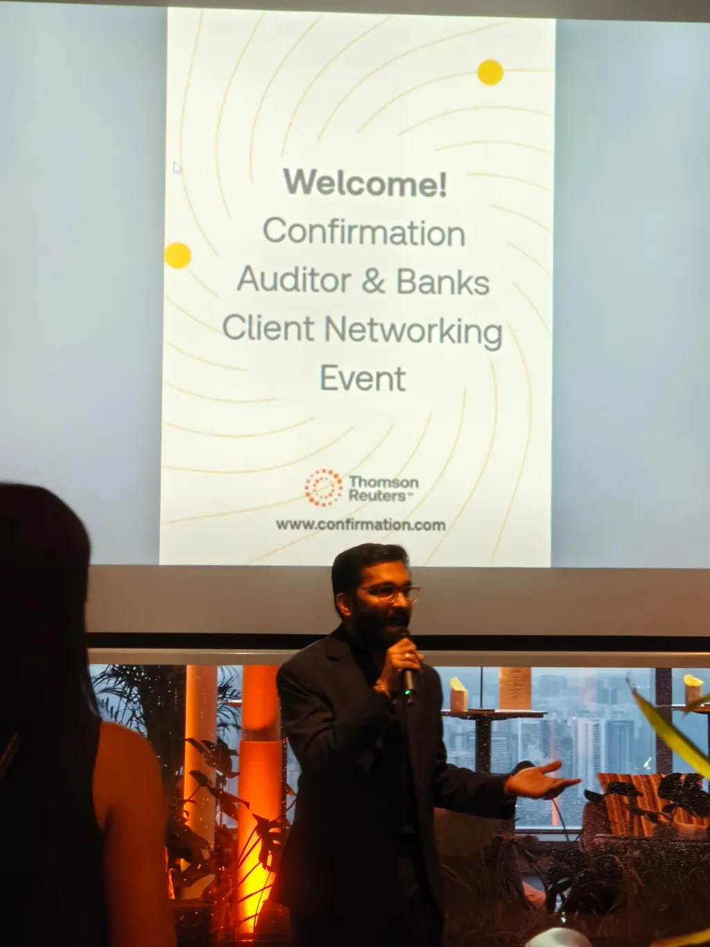 Auditor & Banks Client Networking — Thomson Reuters Confirmation networking event